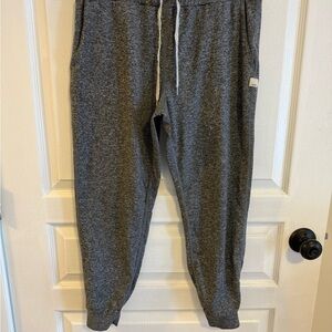 Vuori Heathered Grey Performance Joggers